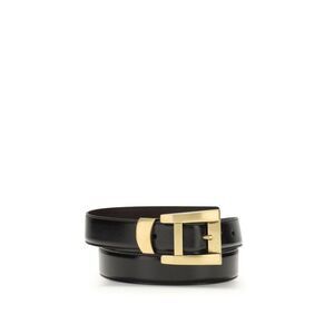 Versace Brown Calf Leather Bos Taurus Regular Women's Belt